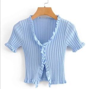 Shein ribbed knit cardigan